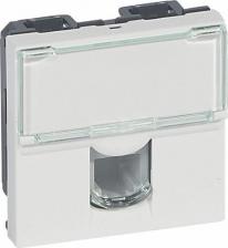 Розетка Legrand Mosaic Розетка RJ11 2 модуля 78731