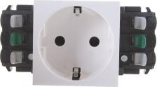 Розетка Legrand Розетка 077601 Mosaic, 16 А, с защитной шторкой, с заземлением