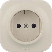Розетка Legrand Розетка силов. Quteo (782240) откр. IP20 слоновая кость