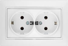 Розетка Lezard Двойная розетка MIRA 4620752700339
