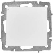 Розетка Lezard Розетка Vesna с заземлением с крышкой цвет белый