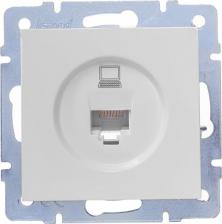 Розетка Lezard VESNA Розетка компьютерная белая 742-0288-139