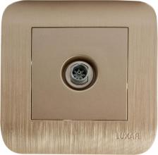 Розетка Luxar Оконечная тв-розетка Deco 4606400620365