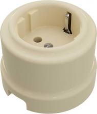 Розетка МезонинЪ Фарфоровая двухполюсная розетка аврора GE70302-02