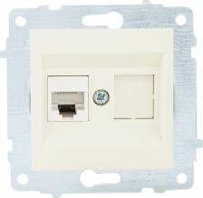 Розетка OViVO Механизм компьютерной 1-местной розетки rj45 CAT6