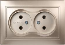 Розетка SmartBuy Двухместная розетка Венера 4690626048010