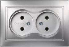 Розетка SmartBuy Двухместная розетка Венера 4690626048331