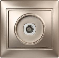 Розетка SmartBuy Одноместная телевизионная розетка Венера 4690626048126