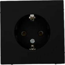 Розетка Systeme Electric ArtGallery Карбон Розетка с заземлением, 16А, механизм с быстрозажимными клеммами GAL001043S