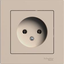 Розетка Systeme Electric ATN001240 Розетка AtlasDesign скрытый монтаж, песочный