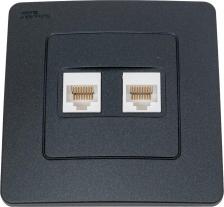 Розетка Systeme Electric Двойная компьютерная розетка Blanca BLNIS045456