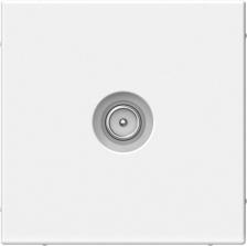 Розетка Systeme Electric Механизм серии ArtGallery в цвете белый розетки TV проходной 4DB.предназначен для подключения телевизора к телевизионной сетипластик с ионами серебра