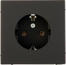 Розетка Systeme Electric Розетка ArtGallery 16А с заземл. механизм карбон SE GAL001043