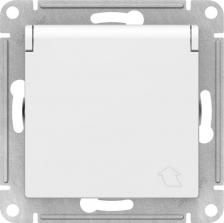Розетка Systeme Electric Розетка AtlasDesign 16А IP20 с заземл. защ. шторки с крышкой механизм лотос SE ATN001346