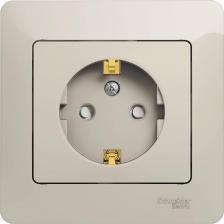 Розетка Systeme Electric Розетка GSL000944 GLOSSA, 16 А, с защитной шторкой, с заземлением