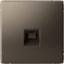 Розетка Systeme Electric Розетка компьютерная ArtGallery RJ45 кат.6A механизм мокко SE GAL000686