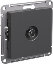 Розетка Systeme Electric Розетка телевизионная оконечная TV AtlasDesign 1дБ механизм базальт SE ATN001491