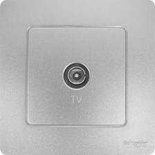 Розетка Systeme Electric Розетка телевизионная SE Blanca, встраиваемая, IP20, алюминий, BLNTS000013