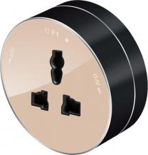 Розетка Systeme Electric Розетка трековой системы MultiTrack универсальная 13А/250В, цвет - песочный. Устанавливается в шину MultiTrack. Быстрая и безопасная установка, не