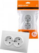 Розетка TDM Electric Двойная розетка Лама 4690259478581