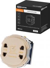 Розетка TDM Electric Розетка для бритвы шампань, Байкал, цена за 1 шт