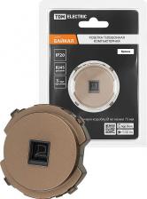 Розетка TDM Electric Розетка компьютерная RJ45 бронза, Байкал, цена за 1 шт