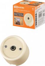 Розетка TDM Electric Розетка TV проходная сл. кость Болонь, цена за 1 шт