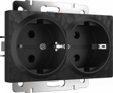 Розетка Werkel Розетка двойная с заземлением W1272008/ Розетка двойная с заземлением