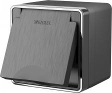 Розетка Werkel Розетка Gallant графит рифленый W5071204