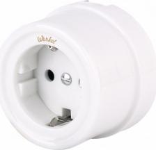 Розетка Werkel Розетка с заземлением W5671001 белый