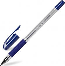 Ручка Brauberg Ручка шариковая "BP-GT", синяя, корпус прозрачный, стандартный узел 0,7 мм, линия письма 0,35 мм