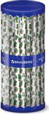 Ручка Brauberg Ручка шариковая "Cactus", синяя, мягкое покрытие, узел 0,7 мм