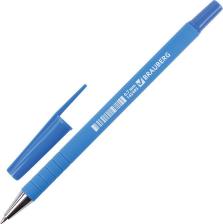 Ручка Brauberg Ручка шариковая "Capital blue", СИНЯЯ, корпус soft-touch голубой, узел 0,7 мм, линия письма 0,35 мм, 142493