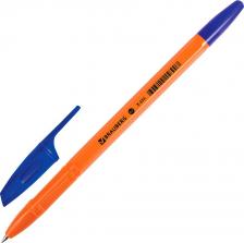 Ручка Brauberg Ручка шариковая "X-333 Orange", СИНЯЯ, корпус оранжевый, узел 0,7 мм, линия письма 0,35 мм, 142409