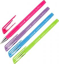 Ручка Bruno Visconti Ручка шариковая EasyWrite Special, узел 0.5 мм, синие чернила, матовый корпус Silk Touch, микс