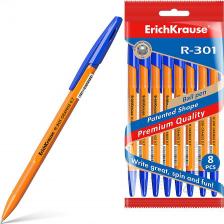 Ручка Erich Krause Ручка шариковая R-301 Orange Stick 0,7 мм, цвет чернил синий