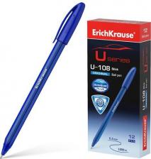 Ручка Erich Krause Ручка шариковая U-108 Original Stick 1.0, Ultra Glide Technology, синие чернила, в коробке по 12 шт
