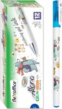 Ручка FlexOffice Гелевая ручка Ручка гелевая bear синяя, 12 шт FO-GEL018B BLUE