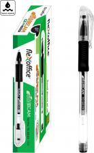 Ручка FlexOffice Ручка гелевая 0,5мм Sunbeam, черная (12шт)