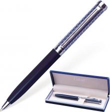 Ручка Galant Ручка подарочная шариковая empire blue, корпус синий с серебристым, хромированные детали, пишущий узел 0,7 мм, синяя, 140961