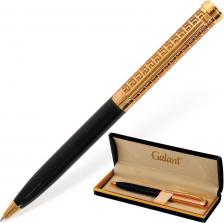 Ручка Galant Ручка подарочная шариковая empire gold, корпус черный с золотистым, золотистые детали, пишущий узел 0,7 мм, синяя, 140960