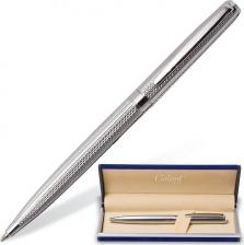 Ручка Galant Ручка подарочная шариковая freiburg, корпус серебристый с гравировкой, хромированные детали, пишущий узел 0,7 мм, синяя, 141016