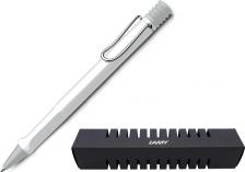 Ручка Lamy шариковая ручка Ручка шариковая 219 Safari цвет чернил синий цвет корпуса белый