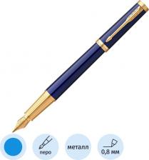 Ручка Parker Ручка перьевая "Ingenuity Blue GT" перо: F, в подарочной упаковке