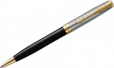 Ручка Parker Sonnet Premium K537 - Metal Black GT, шариковая ручка, M