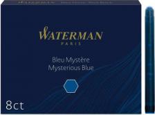 Ручка Waterman Картридж Standard (CWS0110910) синие чернила для ручек перьевых (8шт)