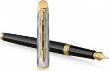 Ручка Waterman Ручка перьев. Reflections of Paris Hemisphere DeLuxe Black GT M подар.кор