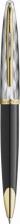 Ручка Waterman Ручка шариков. Reflections of Paris Carene DeLuxe Black GT M чернила син. подар.к