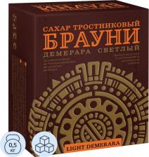 Сахар/соль Брауни Сахар Light Demerara тростниковый кусковой 500 г