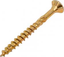 Саморез/шуруп Fischer Шуруп для дерева fpf-sz 5,0x50 yzp, жёлт. цинк, 20 шт. 653969 находит своё применение во многих отраслях монтажных работ. Чаще всего саморез